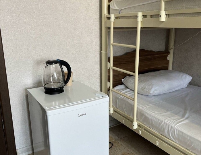 Номер стандарт эконом с 1 двуспальной и 1 двухъярусной кроватью - Отель Feniks / Феникс Цандрыпш