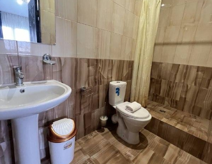 Номер стандарт эконом с 1 двуспальной и 1 двухъярусной кроватью - Отель Feniks / Феникс Цандрыпш